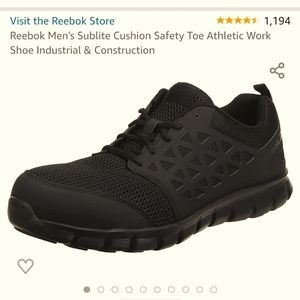 Reebok steel toe sneakers NEW IN BOX